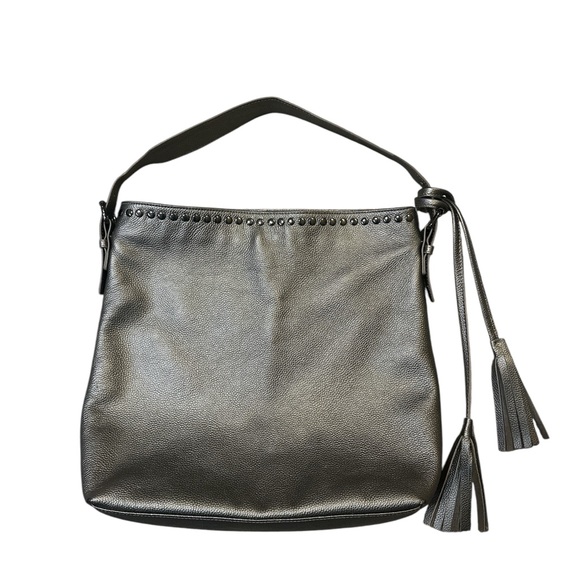 LAGGO Reed Hobo Metallic Leather Studded Bag - Picture 3 of 13